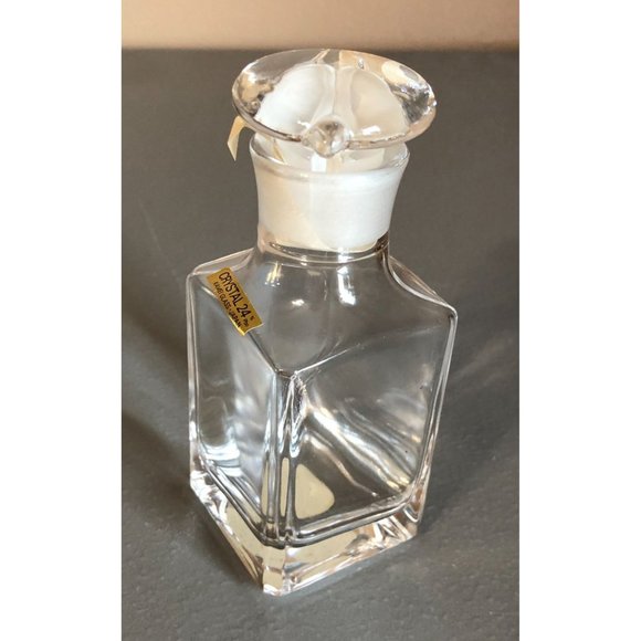 Williams Sonoma Grande Cuisine 24% Lead Crystal Kame Glass Bottle w Lid EUC - Picture 11 of 16